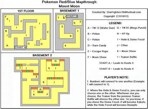 pokemon red mount moon map.